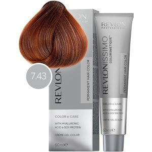 REVLON, Крем-краска для волос Revlonissimo Colorsmetique 7.43, 60 мл