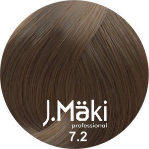 J.MAKI, Стойкий краситель для волос Hair Color 7/2, 60 мл