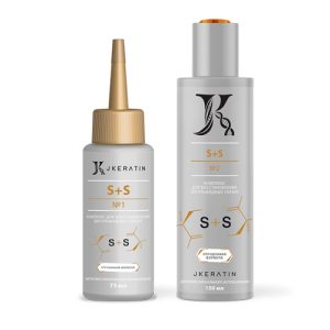 JKERATIN, Комплекс для восстановления дисульфидных связей S+S (N1+ N2), 75 мл + 150 мл