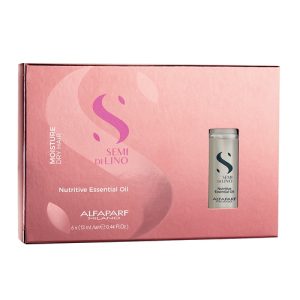 ALFAPARF MILANO, Масло увлажняющее для питания сухих волос Semi Di Lino Moisture, 6*13 мл