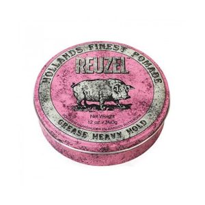 REUZEL, Розовая помада сильной фиксации Grease Heavy Hold Pink Pomade Hog, 340 г