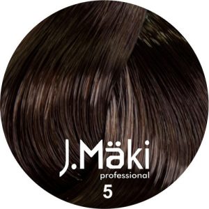 J.MAKI, Стойкий краситель для волос Hair Color 5/0, 60 мл