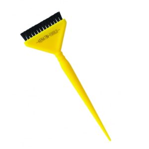KERATIN TOOLS, Кисть для кератина Model T желтая, 1 шт