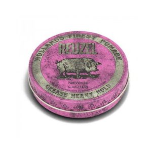 REUZEL, Розовая помада сильной фиксации Grease Heavy Hold Pink Pomade Pig, 113 г