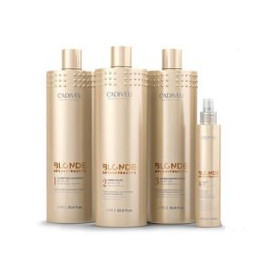 CADIVEU, Профессиональный уход Professional Kit 4 Products Blonde Reconstructor, 3*1000 + 200 мл