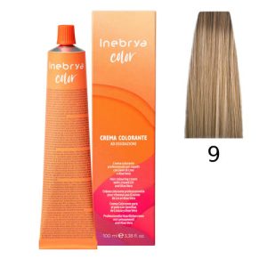 INEBRYA, Крем-краска для волос Color Professional 9, 100 мл