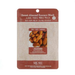 Mijin Care Тканевая маска с маслом сладкого миндаля Essence Mask Mindal 23гр