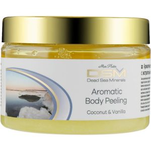 Mon Platin DSM Масляно-солевой пилинг «Ваниль и Кокос» Coconut & Vanila Aromatic Body Peeling 330 мл