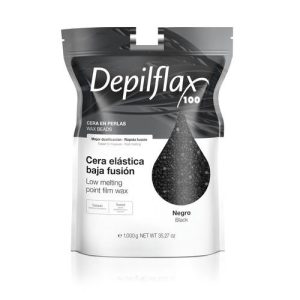 DEPILFLAX, Воск пленочный в гранулах Черный Film Wax, 1000 гр