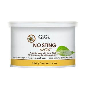 GIGI, Воск для чувствительной кожи «Без боли» с экстрактом кава-кава No Sting Wax, 396 гр