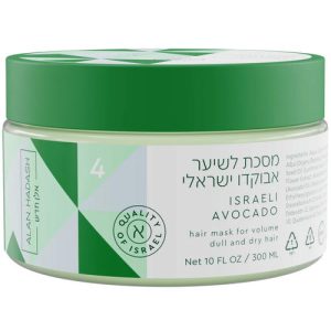 ALAN HADASH, Маска для тусклых, сухих и безжизненных волос Israeli Avocado, 300 мл