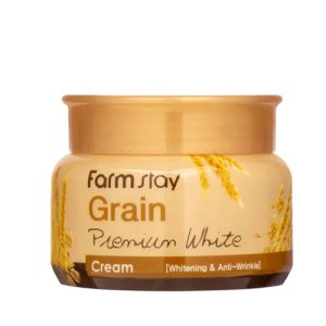 FARMSTAY, Осветляющий крем с маслом ростков пшеницы Grain Premium White Cream, 100 мл