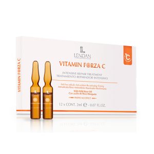 LENDAN, Интенсивно-восстанавливающая сывортотка для лица Vitamin Forza C, 12*2 мл