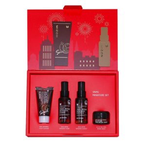 MIZON, Подарочный набор миниатюр Mizon Snail Miniature Special Edition Set of Four, 2 х 50 + 30 + 15 мл