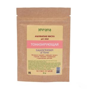 LEVRANA, Альгинатная маска для лица «Тонизирующая», 500 гр