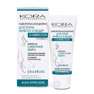 KORA, Сыворотка-концентрат для зоны живота и бедер Сorrector, 100 мл