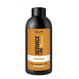 OLLIN, Флюид - препигментатор медный Ollin Service Line, Copper Fluid-Pre-Color, 90 мл