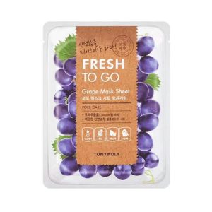 TONYMOLY, Освежающая тканевая маска для лица с экстрактом винограда Fresh To Go, 20 гр