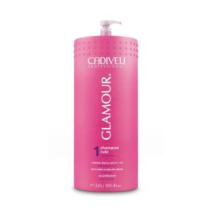 CADIVEU, Рубиновый шампунь для волос Ruby Shampoo Glamour, 3000 мл