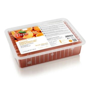 DEPILFLAX, Парафин в брикете Персико-Апельсиновый, уп/500 гр