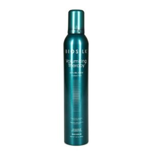 BIOSILK, Пена для укладки волос средней фиксации VOLUMIZING THERAPY, 360 гр