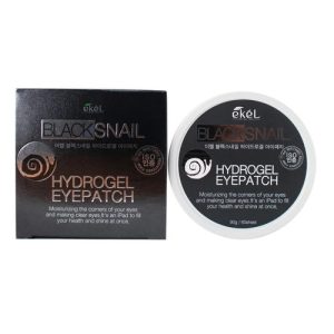 EKEL, Гидрогелевые патчи с экстрактом черной улитки Black Snail Hydrogel Eye Patch, 60 шт/уп