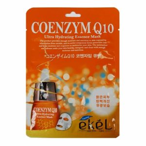 EKEL, Тканевая маска для лица с коэнзимом Coenzym Q10 Ultra Hydrating Essence Mask, 1 шт