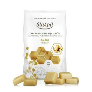 STARPIL, Воск горячий в брикетах в пакете Золотой (средней плотности ++), 1000 гр