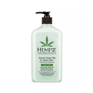 HEMPZ, Молочко для тела увлажняющее зеленый чай и груша Exotic Green Tea & Asian Pear Herbal Moisturizer, 500 мл