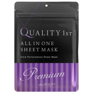 QUALITY FIRST, Премиальная маска все в одном All In One Sheet Mask Premium EX, 3 шт