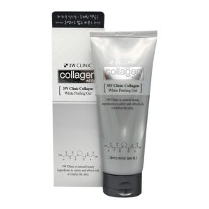 3W CLINIC, Пилинг-гель с коллагеном Collagen White Peeling Gel, 180 мл
