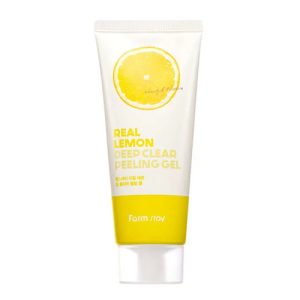 FARMSTAY, Отшелушивающий пилинг-гель с экстрактом лимона Real Lemon Deep Clear Peeling Gel, 100 мл