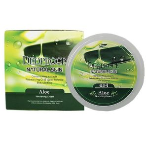 DEOPROCE, Крем для лица и тела с экстрактом сока алое Natural Skin Aloe Nourishing Cream, 100 мл