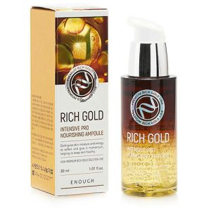 ENOUGH, Сыворотка для лица с золотом против морщин Premium Ampoule Rich Gold, 30 мл