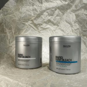 MAXIMA, Набор MAXIMA RAPID HAIR BLEACH BLUE (голубой) обесцвечивающий ПОРОШОК, 500 гр + MAXIMA RAPID HAIR BLEACH WHITE (белый) обесцвечивающий ПОРОШОК, 500 гр