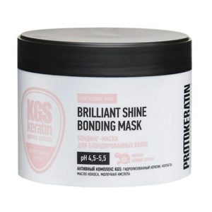 PROTOKERATIN, Бондинг-маска для блондированных волос Brilliant Shine Bonding Mask, 250 мл