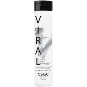 CELEB LUXURY, Шампунь для яркости цвета Viral Shampoo серебряный, 244 мл