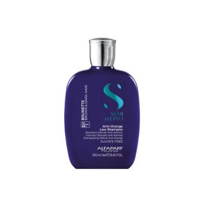 ALFAPARF MILANO, Шампунь тонирующий анти-оранжевый Semi Di Lino Blonde&Brunette, 250 мл