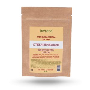 LEVRANA, Альгинатная маска для лица «Отбеливающая», 500 гр