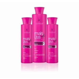 KORBAN, Набор нанопластики с эффектом Anti-yellow Mais Liss Protein Blond, 250*500*250 мл