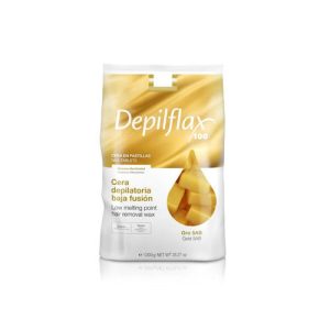 DEPILFLAX, Воск горячий в брикетах в пакете Золотой, 1000 гр