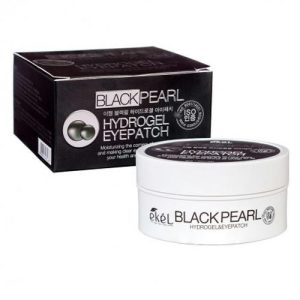 EKEL, Гидрогелевые патчи с экстрактом черного жемчуга Black Pearl Hydrogel Eye Patch, 60 шт/уп