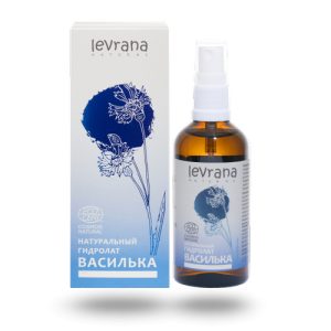LEVRANA, Натуральный гидролат Василька, ECOCERT, 100 мл