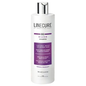 HIPERTIN, Шампунь для седых и светлых волос LINECURE Silver (vegan), 300 мл