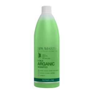 SPA MASTER, Аргановый шампунь для восстановления волос 5 масел Repair Arganic Line, 970 мл