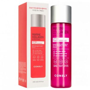 CONSLY, Укрепляющий тонер-эссенция с коллагеном и пептидами Marine Collagen & Peptides Lifting Toner-Essence, 200 мл
