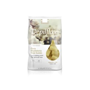 DEPILFLAX, Воск горячий в брикетах в пакете Хлопок, 1000 гр