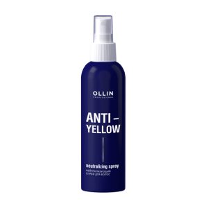 OLLIN, Нейтрализующий спрей для волос Anti-Yellow, 150 мл