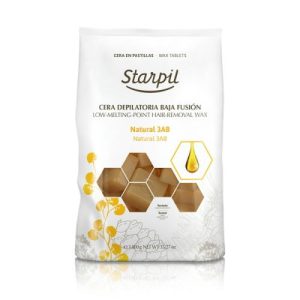 STARPIL, Воск горячий в брикетах в пакете Натуральный (прозрачный +), 1000 гр