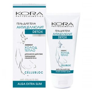 KORA, Гель для тела антицеллюлит Detox, 150 мл